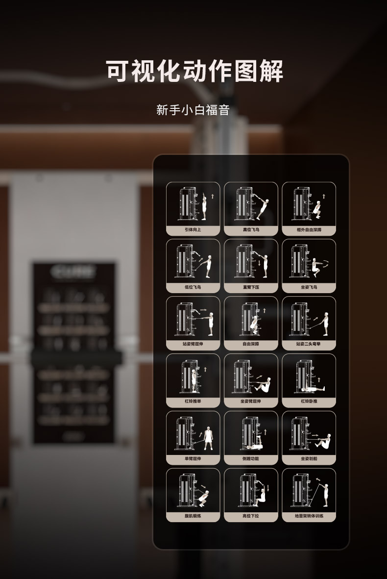 家用综合训练器选购指南_家庭健身房规划_综合训练器效果