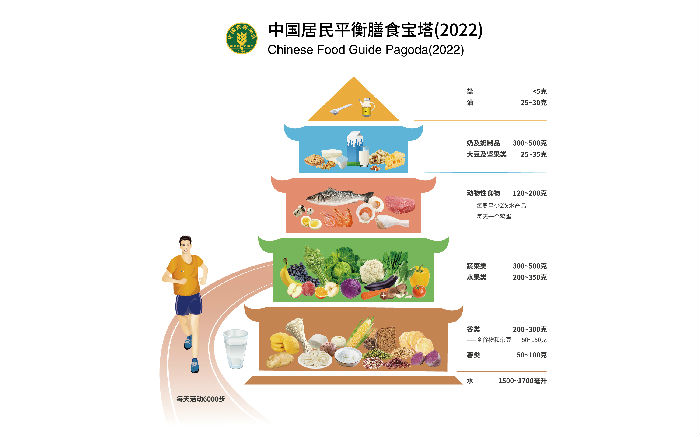 问鼎娱乐官网下载 中国居民平衡膳食宝塔（2022）修订和解析