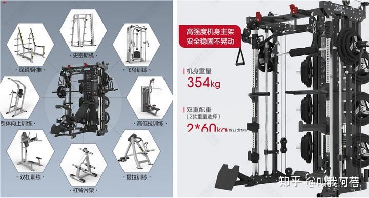 家用健身器材选购_史密斯健身椅_史密斯一体机