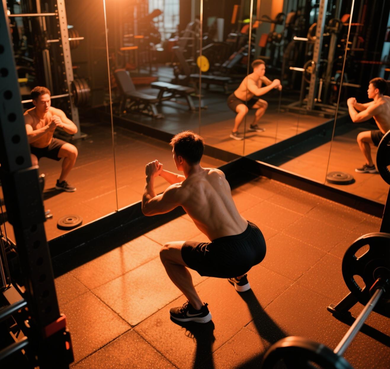 深蹲被低估的隐藏好处_健身椅的好处_深蹲全身肌肉锻炼效果